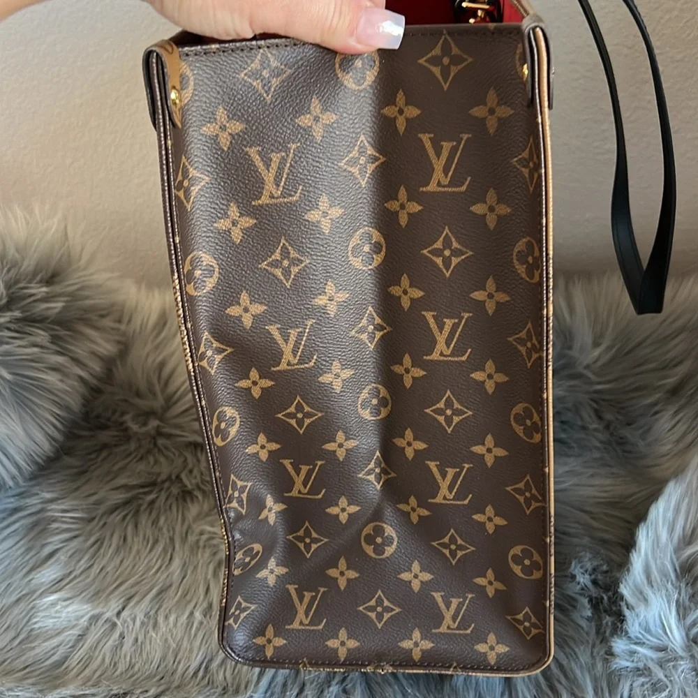 NWOT Louis Vuitton On The Go GM Tote Bag Monogram Giant Reverse - Picture 5 of 13